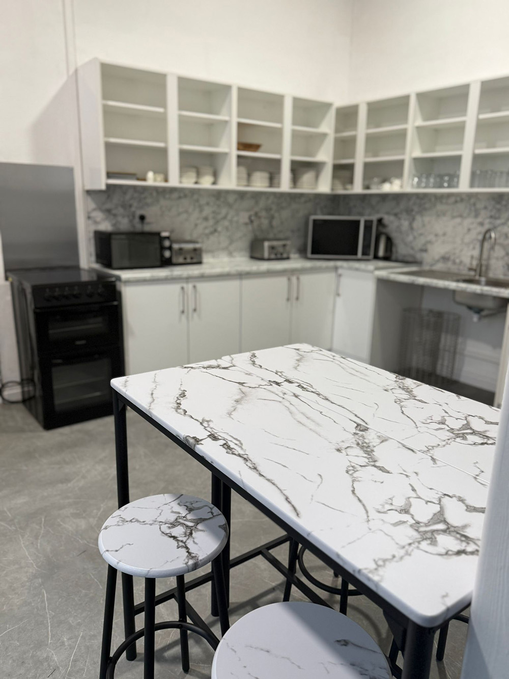 catering kitchen table - accessible